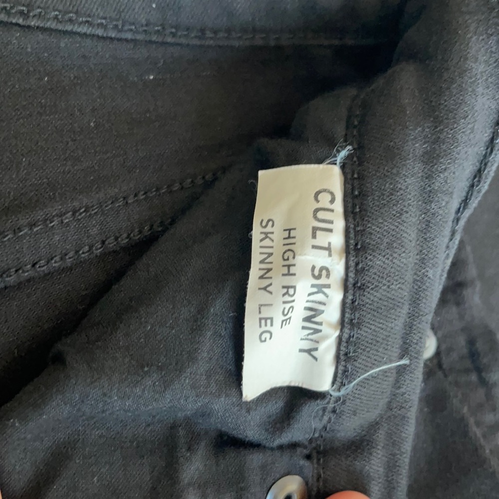 Black denim